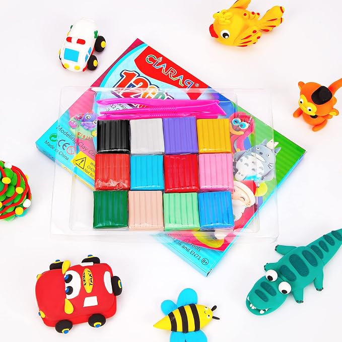 CiaraQ Polymer Clay Kit, Mini Modeling Clay Set | - Image 2