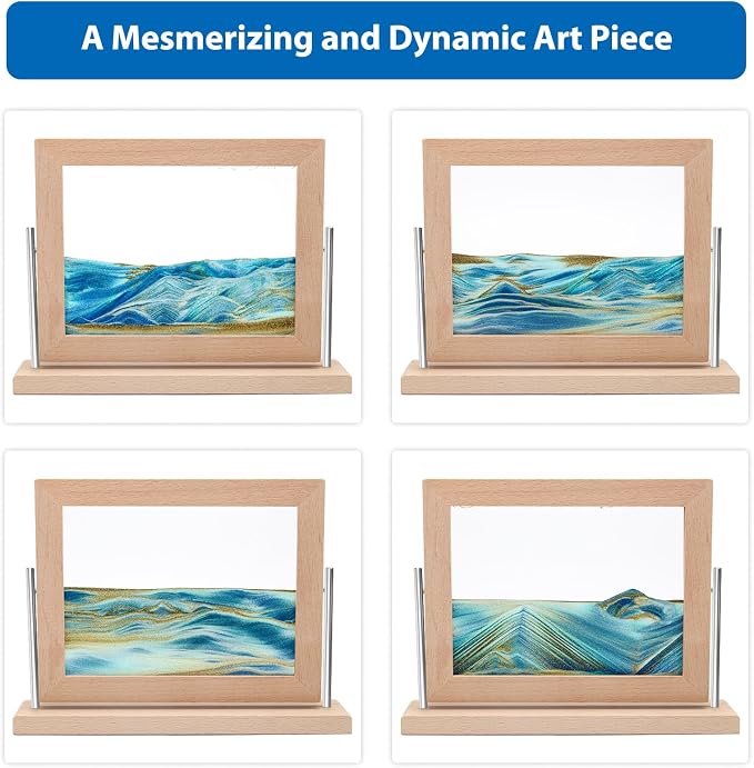 Coitak Moving Sand Art Picture, Dynamic Sand Picture, Desktop Moving Sand Art - Image 4