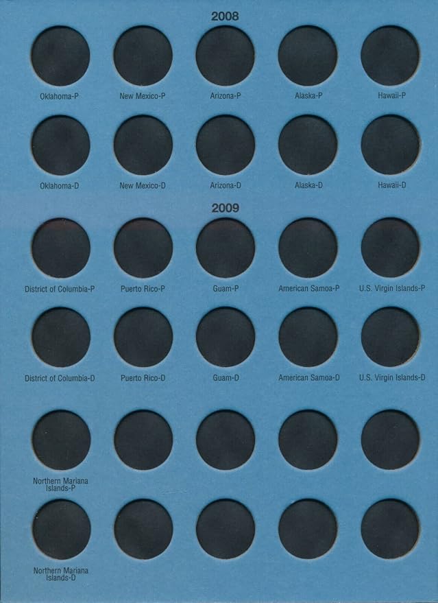 Whitman US Washington Statehood Quarter Coin Deluxe Edition Folder Full Series - Image 5