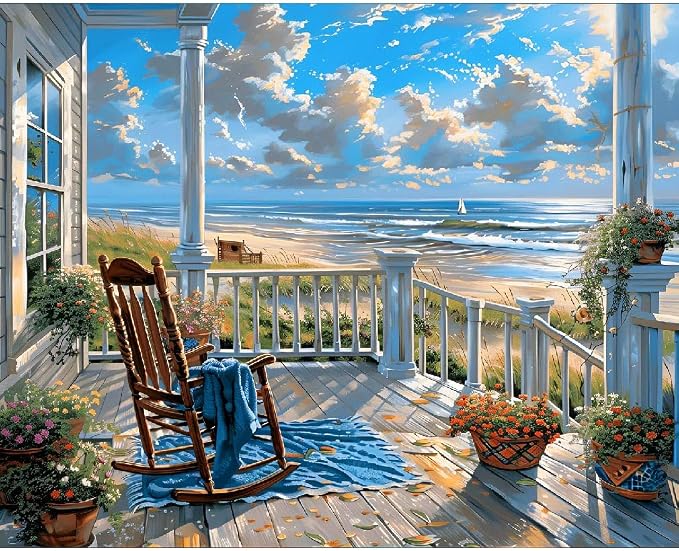 Clendo Landscape Paint by Numbers Kit by Clendo