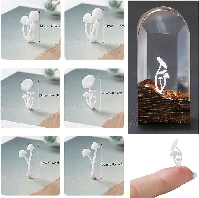 Woohome 14 PCS 3D Jewelry Making Supplies Resin Mould Filler, Mini Swan - Image 5
