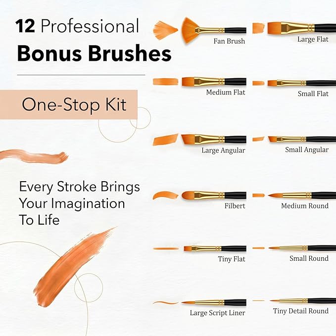 TMOL Acrylic Paint Set, 24 Colors - Image 4