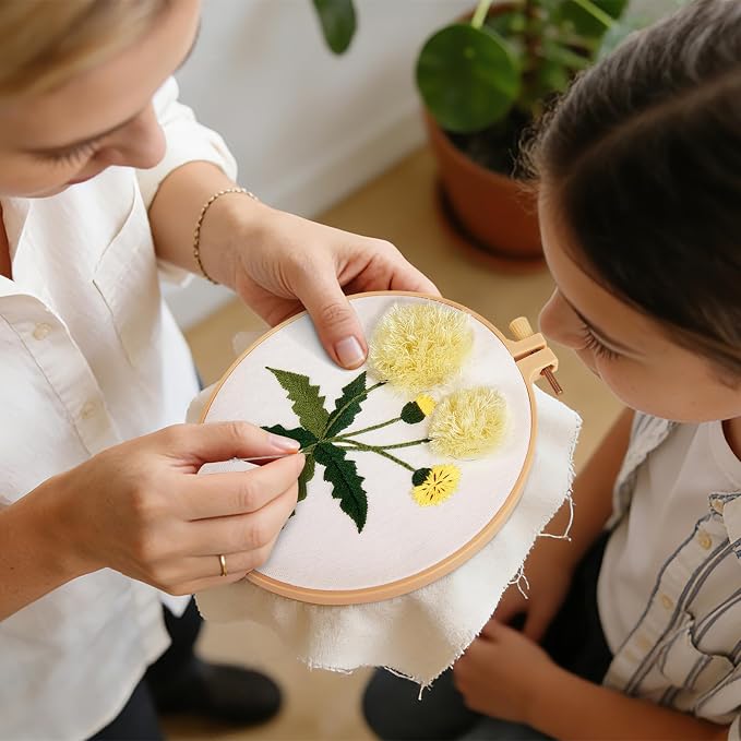 Dandelion Flower Embroidery Kits - Image 5