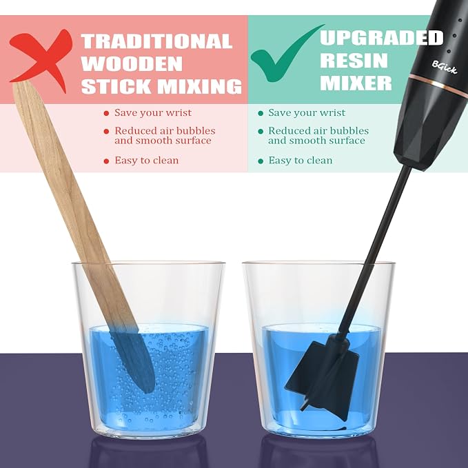 Upgraded Resin Mixer, Handheld Rechargeable Mixer - Image 4