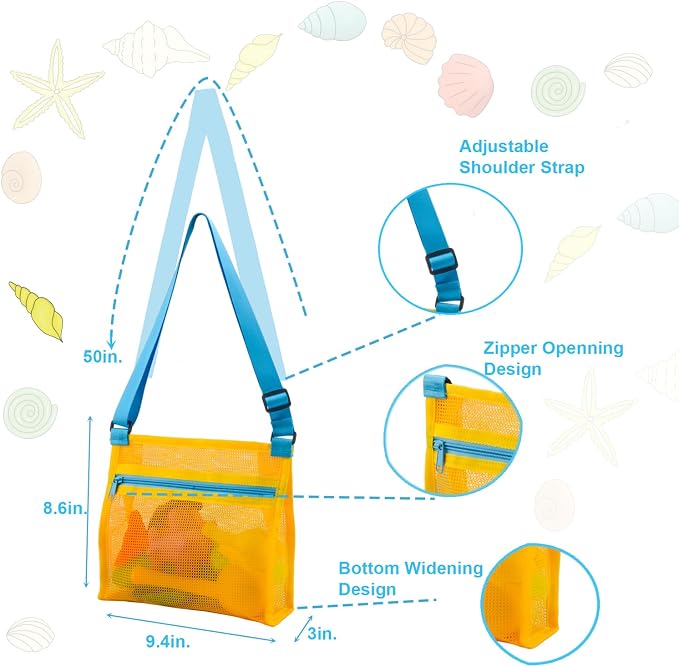 MUYIZI Beach Mesh Shovel with Mesh Beach Bag - Image 2