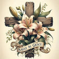 Cross Stitch Kits for Adults Beginner, Flower Counted Cross Stitch Kits Printed by Unknown