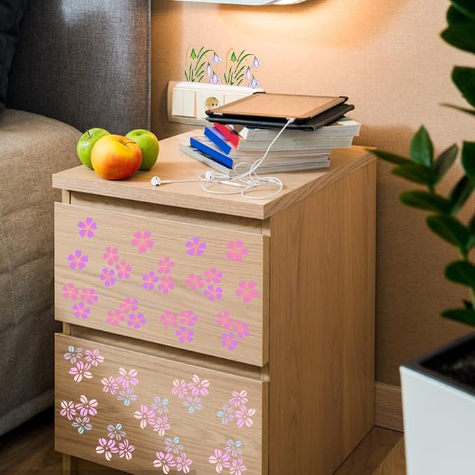 72 Pcs Flower Butterfly Stencils - Image 6