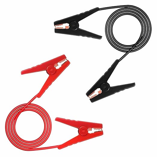 Alligator Clip car Jump Start Cable,Jumper Cables for Car Battery,Jumper Cables with Alligator Clips 10AWG 5.9ft for Cars, Motorcycles etc.(Y-Y 1.8m D)