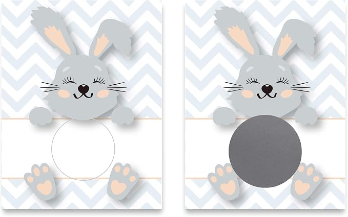 My Scratch Offs 20 Pack Funny Easter Bunny DIY Make Your Own Scratch Off Cards - Image 6