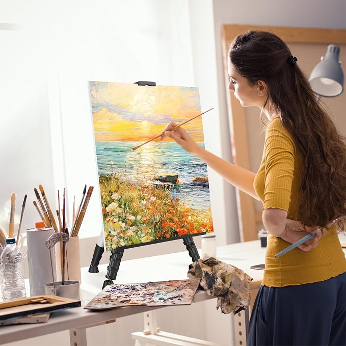 Art Easel Stand for Painting or Sign, Portable Adjustable 66 inches Display - Image 6