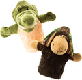 Animal Hand Puppets Set for Kids & Adults by BETTERLINE