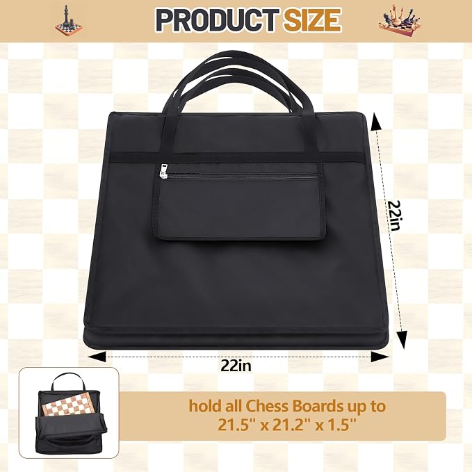 Inch Chess Bag Standard Chess Board Carrying Bag - Image 2