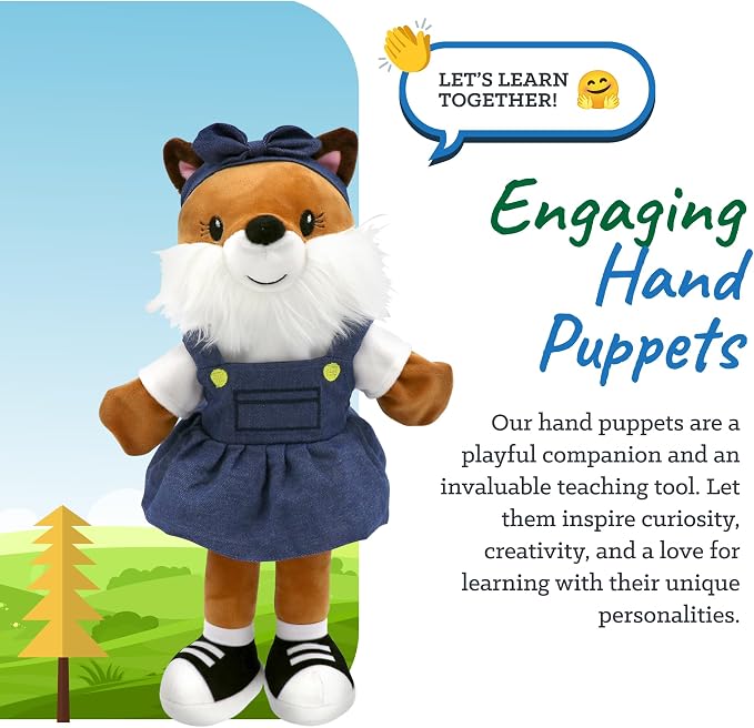 Sharewood Forest Friends Fiona The Fox Hand Puppet - Image 4