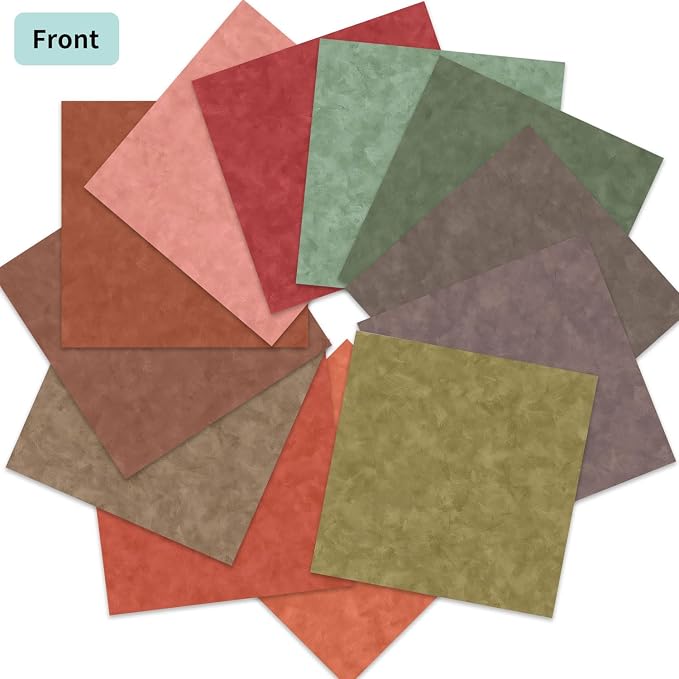 12×12 Boho Scrapbook Paper Vintage Flower Patterned Papers Pad, 24 Sheets - Image 3