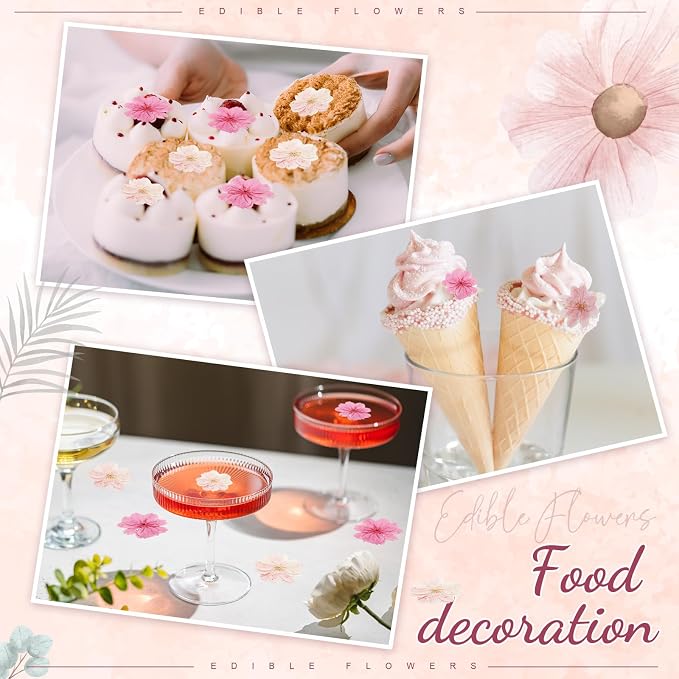 96 Pcs Natural Dried Pressed Edible Flowers - Image 6