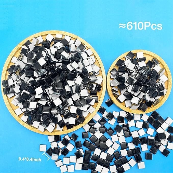 500G/ 1.1LB Bulk Crystal Mosaic Tiles - Image 3