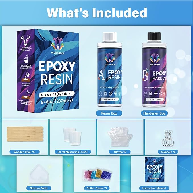Vivresina Epoxy Resin Kit 16 OZ - Image 6