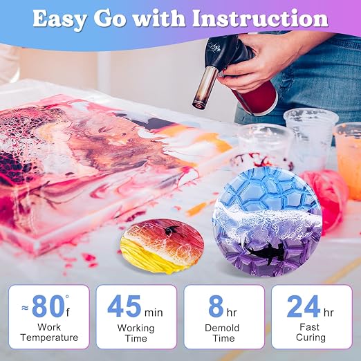 LET'S RESIN 1 Gallon Epoxy Resin Kit - Image 5