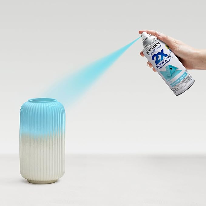 Rust-Oleum Painter's Touch 2X Ultra Cover Spray Paint, Satin Aqua | Indoor and - Image 6