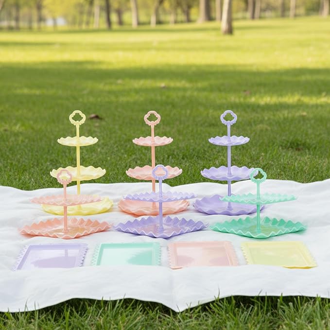 Pack of 11 NWK Cake Stand Set, - Image 8