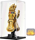 KOLIPI Acrylic Display Case for Lego Infinity Gauntlet 76191 Nano Gauntlet by KOLIPI