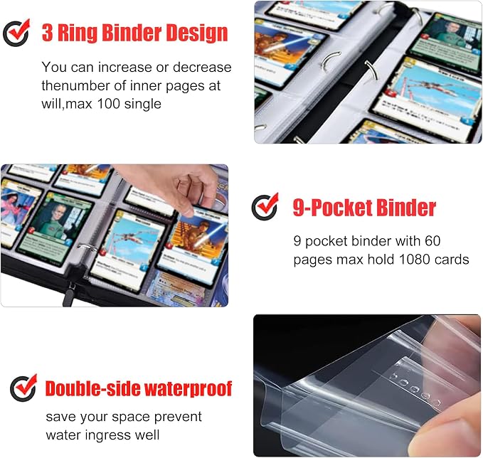Card Binder for Star Wars Trading Cards, 9 Pocket - Image 5