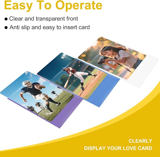 Premium Card Sleeves, 150 Sleeves 2.6''x3.6'' Compatible - Image 4
