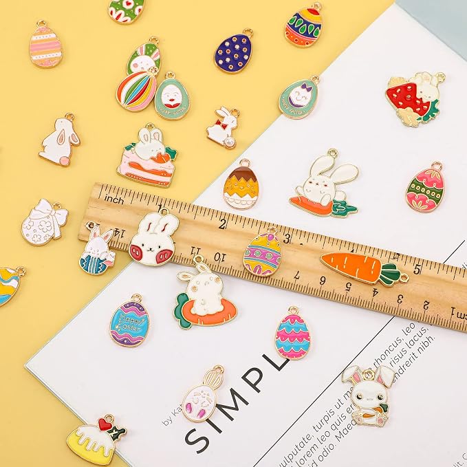 SANNIX 110Pcs Easter Charms, Easter Charms - Image 3