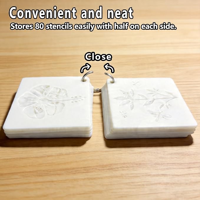 3 Inch Botanical Stencils for Painting - Image 8
