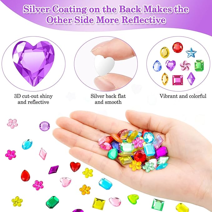 anezus 400Pcs Jewels for Bedazzling - Image 6