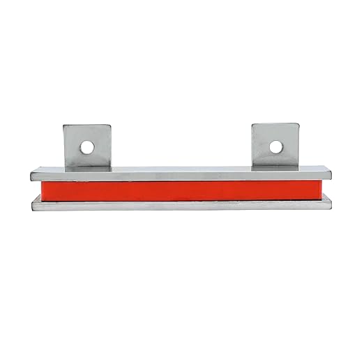 Master Magnetics 6" Magnetic Bar Tool Organizer - Easy to Install Magnet Storage Holder for House, Garage, Shed, or Job Site - Nickel Plate Finish