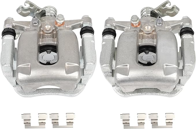 SCITOO 18B5543 18B5542 Rear Left & Right Disc Brake Calipers Assembly w/Bracket For Chevrolet For Cruze 2016-2019