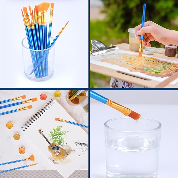 AROIC Acrylic Paint Brush Set, Small Paint Brush Kits - Image 4