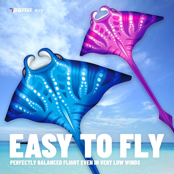 SGftre 3 Piece Set Butterfly Delta Octopus Kites - Image 3