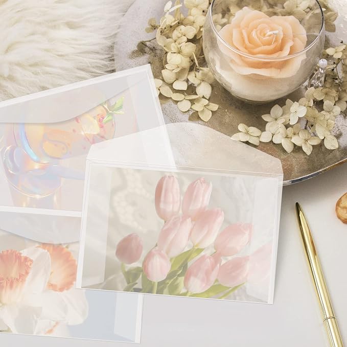 Geyee 200 Pcs Glassine Ticket Envelopes - Image 7