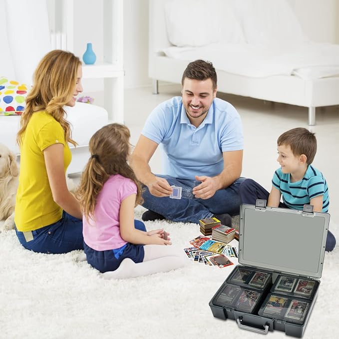 ALCYON 1600+ Trading Card Storage Box, Waterproof Plastic TCG Card Organizer - Image 6