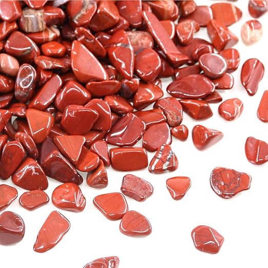 1 Lb Decorative Quartz Pebbles Irregular Shaped Red Jasper Stones Small Tumbled - Image 3