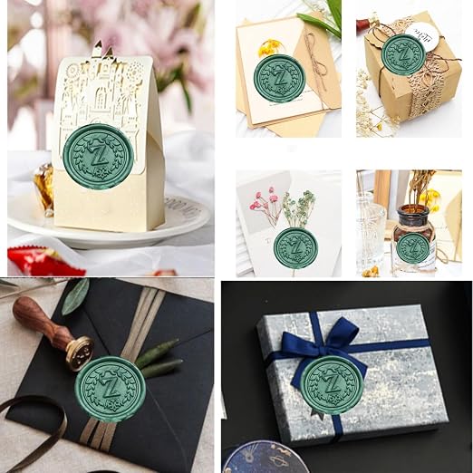 300Pcs Pine Green Sealing Wax Beads, Vintage Wax Seal Beads - Image 6