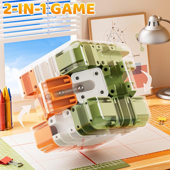 3D Cube Puzzle for Kids 5-8 8-12, Color Matched Game, Education Sensory Toys - Image 3