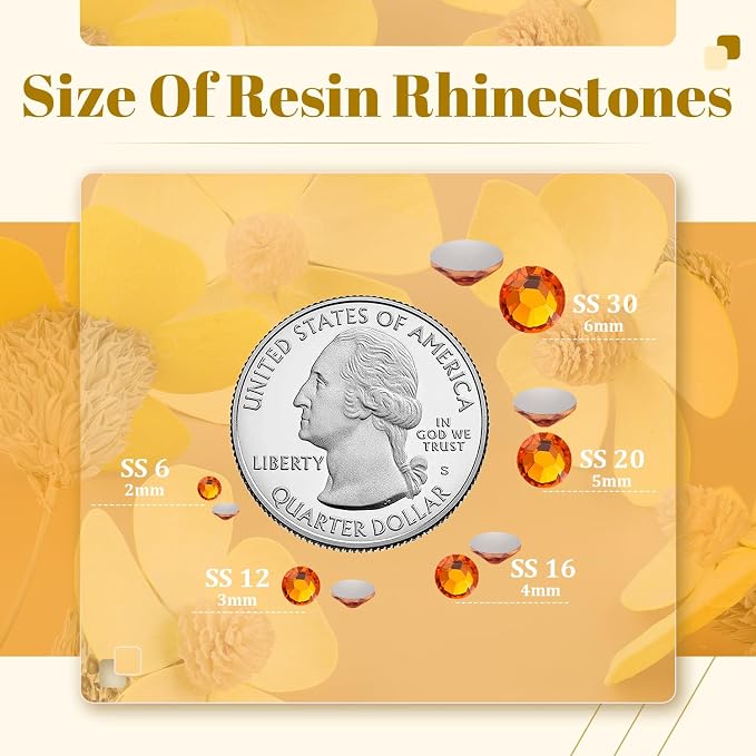 6000PCS 4mm Resin Rhinestones Bulk - Image 3
