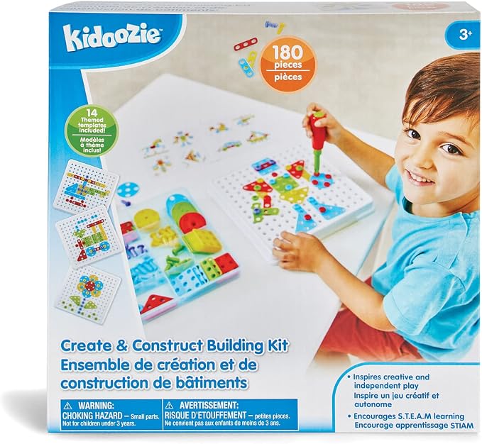 Kidoozie Create & Construct Building Kit, S.T.E.A.M Mosaic Art Activity - Image 6