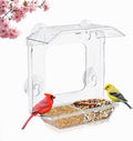 Window Bird Feeder with 4 Extra Strong Suction Cups | Clear Bird Feeder with by PremiumProductsExceptional