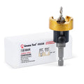 Amana Tool 82 Degree Countersink with Drill Bit Depth Stop and No-Thrust Ball Bearing, 55228, 3/8 D x 9/64 Drill D x 1/4 Inch Quick Release Hex Shank