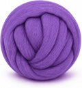1.76oz Wool Roving: Needle Felting Wool White Roving Wool Felting Supplies Pure by Gipony