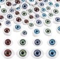 AHANDMAKER 80 pcs Half Round Doll Eye, Plastic Doll Craft Eyes Scary Eyes by AHANDMAKER