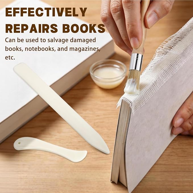 Wonvoc Bookbinding Kit with 2 Pcs 35x39 Inch Book Cloth, Cloth - Image 6