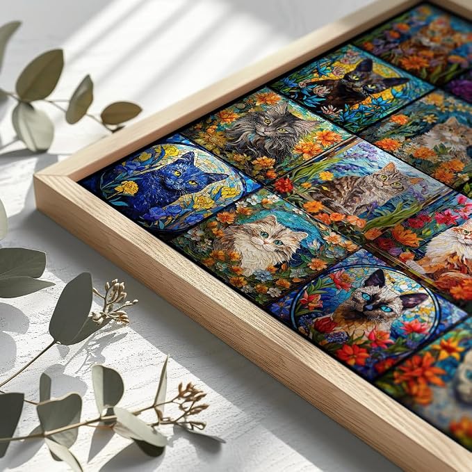 Bgraamiens Cats Mosaic Art Puzzle - Image 6