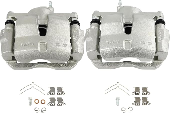 SCITOO Front Brake Calipers With Bracket 19B7502 19B7503 Compatible For Lexus For ES250 2021-2023,For ES300h 2019-2023,For ES350 2019-2023,For Toyota For Avalon 2019-2022,For Camry 2018-2023