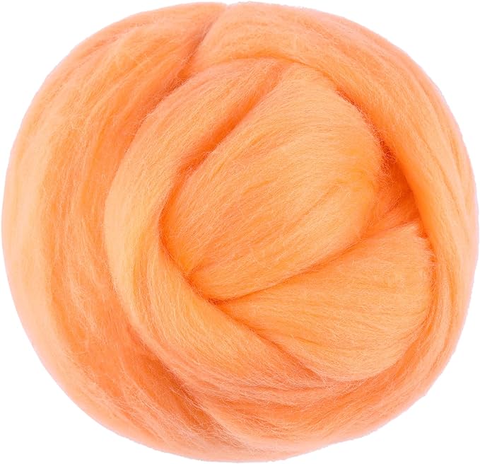 3.53oz Wool Roving, Wool Felting Supplies, Pure Wools, Chunky Yarn, Spinning by Jupean