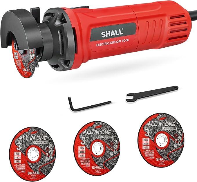 SHALL 3 Inch High-Speed Cut Off Tool, 3.5 Amp Metal Cutter Tool by SHALL